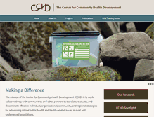Tablet Screenshot of cchd.us